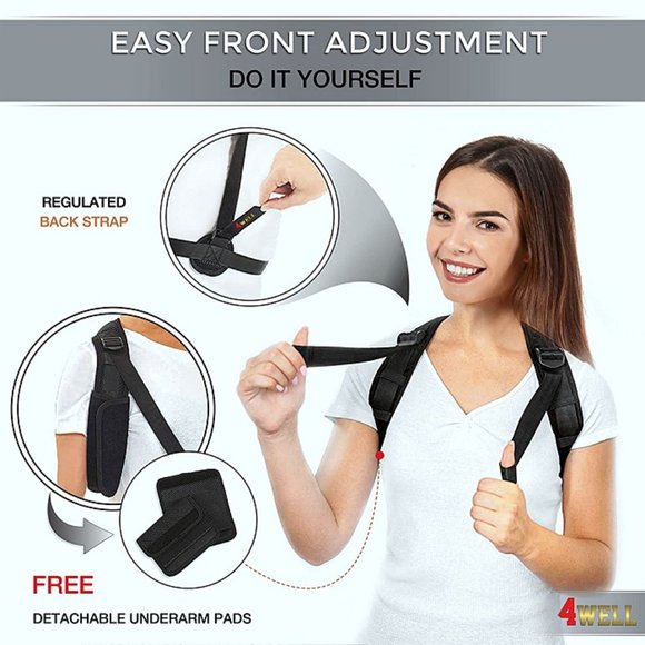 Posture Corrector Slouch Fixer Men Women - Picture 4 of 4